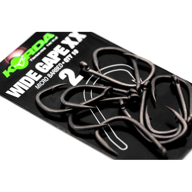 Korda Wide Gape XX Hooks Micro Barbed
