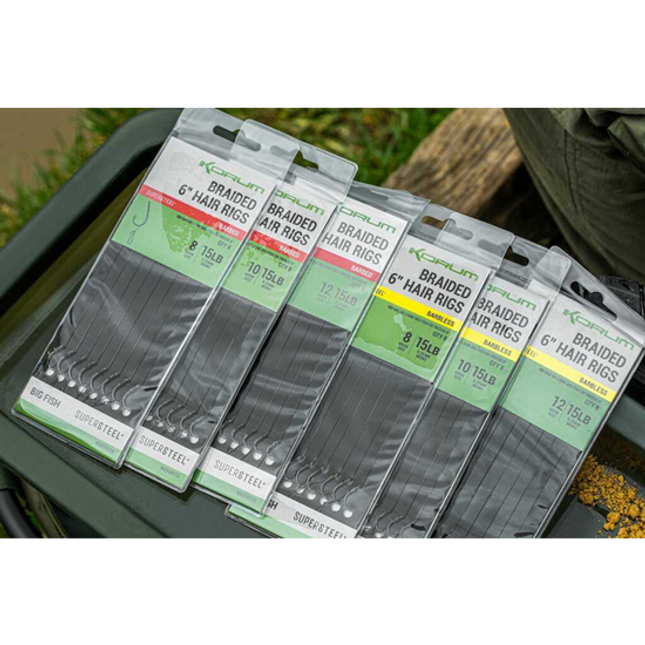 Korum Big Fish Braided Hair Rigs 6"