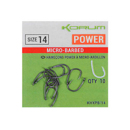 Korum Xpert Power Hooks Barbed