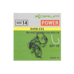 Korum Xpert Power Hooks Barbless