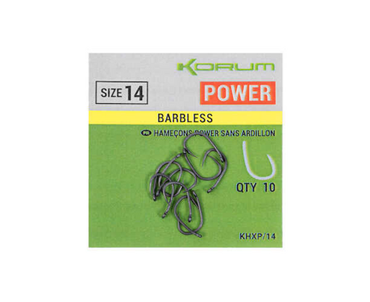 Korum Xpert Power Hooks Barbless