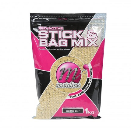 Mainline Pro-Active Bag & Stick Mix 1kg Bag - Essential Cell