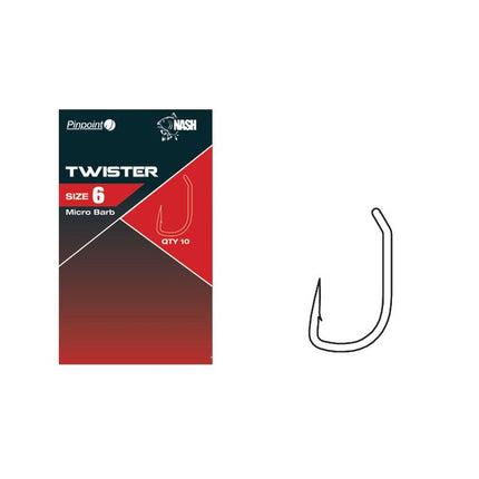 Nash Pinpoint Twister Hooks