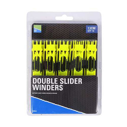 Preston Double Slider Winders 13cm yellow