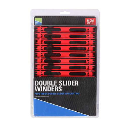 Preston Double Slider Winders 18cm red