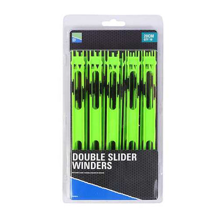 Preston Double Slider Winders 20cm green