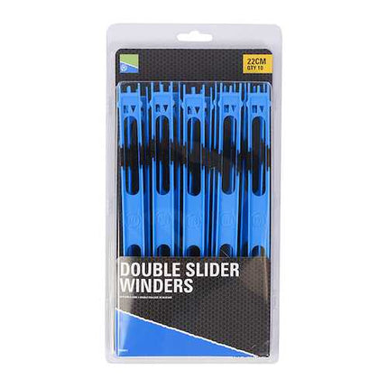 Preston Double Slider Winders 22cm blue