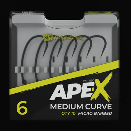 Ridge Monkey Ape-X Medium Curve Hooks