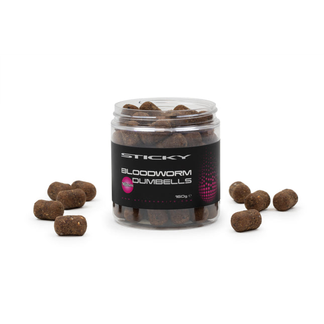 Sticky Baits Bloodworm Dumbell Hookbaits 16mm