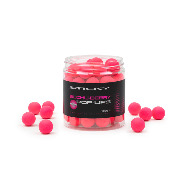 Sticky Baits Hi-Attract Pop-Ups - Buchu-Berry 16mm