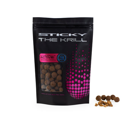 Sticky Baits Krill Active Freezer Boilies 16mm 1kg