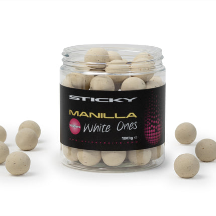 Sticky Baits Manilla Wafters White 16mm
