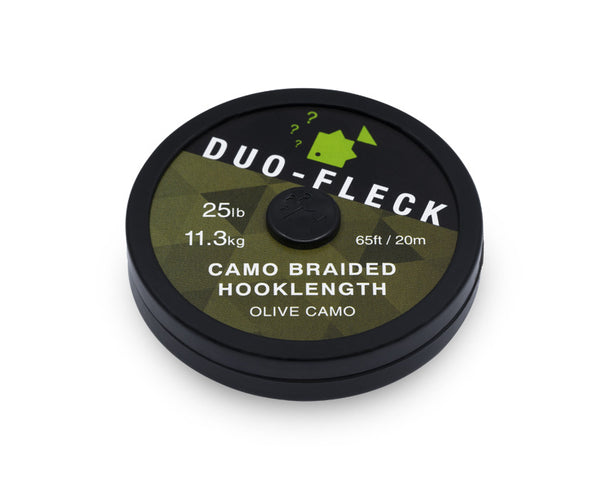 Thinking Anglers Duo-Fleck Camo Braided Hooklength - Kent Tackle